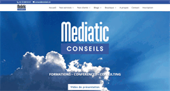 Desktop Screenshot of mediatic.ch